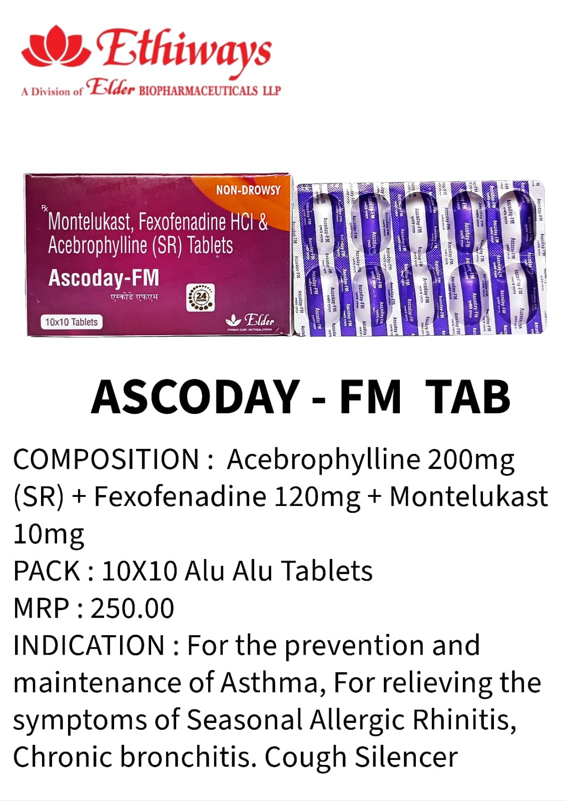 ASCODAY-FM Tablets