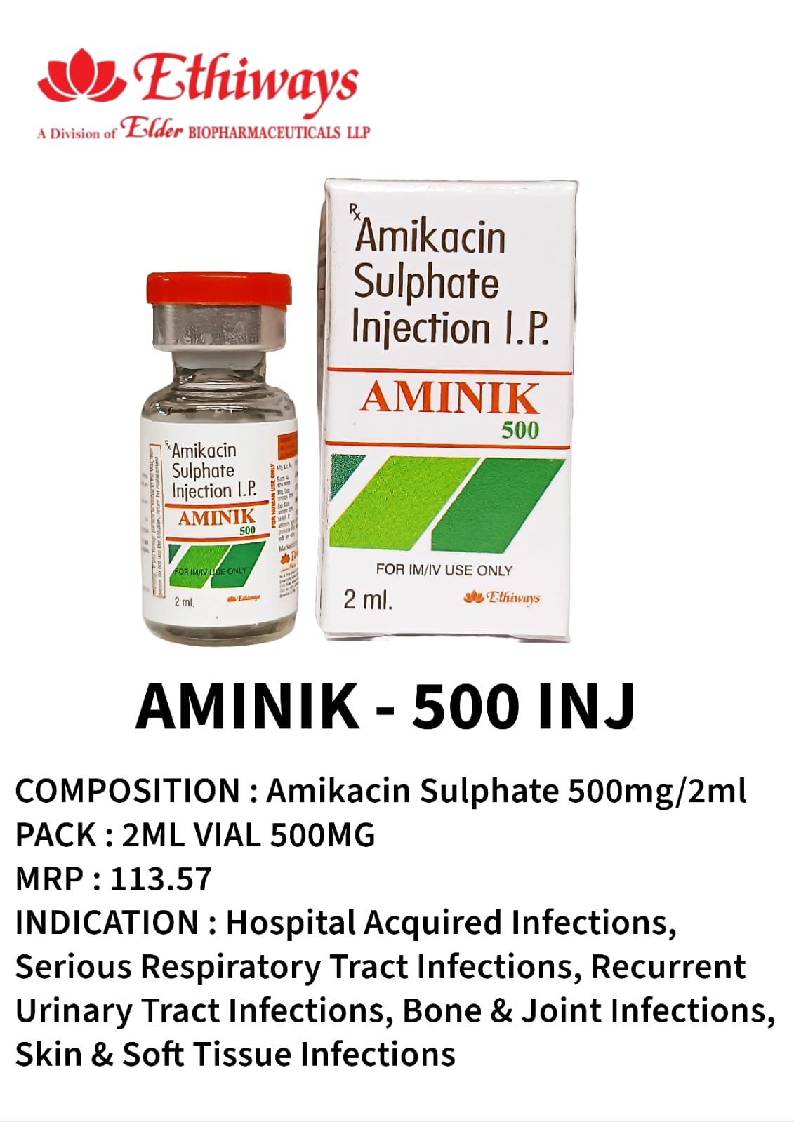 AMINIK-500 Injection